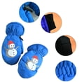 thumbnail image 3 of Manoplas Para Niños, Guantes Impermeables De Invierno A Prueba De Viento, Guantes De Esquí Cálidos Con Forro Polar Grueso, Regalos Para Niños Y Niñas Cateissary  AP008121-01, 3 of 6