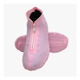 thumbnail image 1 of Sonducket 1 par de cubiertas de zapatos para hombre y mujer, cubiertas antideslizantes impermeables, zapatillas portátiles, accesorio Protector Accesorios de calzado Rosado M cremallera, 1 of 6