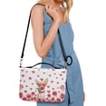 thumbnail image 6 of ZUXONGSY Valentine's Day Chihuahua Dog Rose Heart Print Pu Leather Bible Cover for Men Women Large Bible Carrier with Shoulder Strap Stylish Christian Tote Bag for Religious, -2XL, 6 of 7