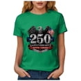 thumbnail image 4 of Leey-World Eagle and Flag 250 Years 1776-2026 250th Birthday T-Shirt 4th Of July Shirt Funny(Green,M), 4 of 8
