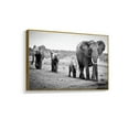 thumbnail image 2 of wall26 Floating Framed Canvas Wall Art for Living Room, Bedroom Black and White Wild Animal Canvas Prints for Home Decoration Ready to Hang - 16x24 inches, 2 of 4