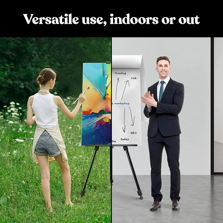 Art Tripod Stand Painting Aluminum Easel, Floor Artist Boards, Bag For -  Yahoo Shopping