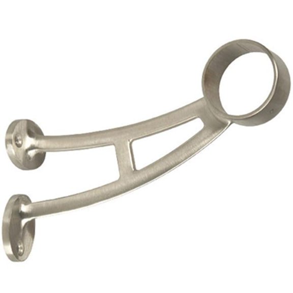 Lavi L44 402 112 1-.50 In. Bar Bracket - Satin Stainless Steel