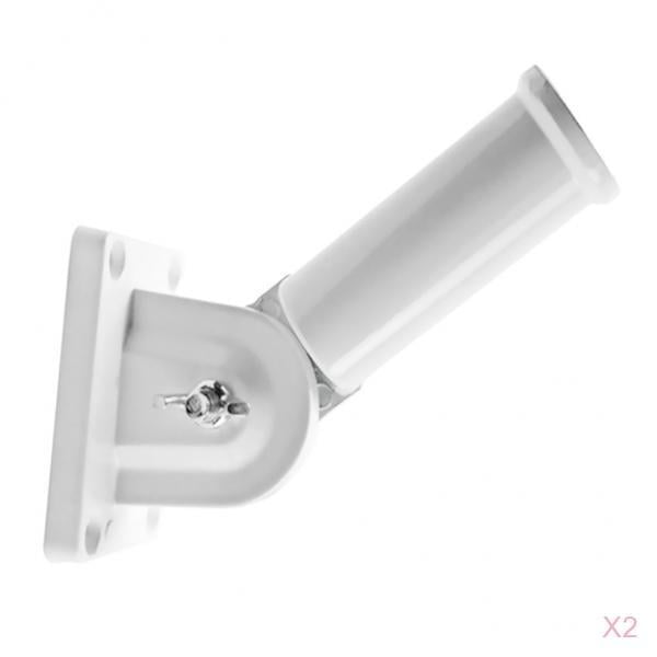 Soporte Para Poste De Bandera Ajustable De 180 degree Para Trabajo De 2 Piezas Soporte De Pared Para Bandera De 2 Posiciones Zulema Sostenedor de asta de bandera Hierro fundido