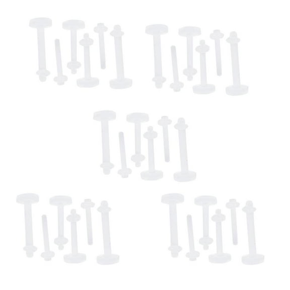 30pc 16G & 18G Clear O Retainers Labret  Piercing s ,