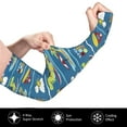 thumbnail image 3 of Gaeub Dinosaur on the Beach Vacation Cooling Sleeves for Men, Arm Sleeves, UV Sun Protection Sleeve to Cover with Silicone Anti-Slip, 3 of 8