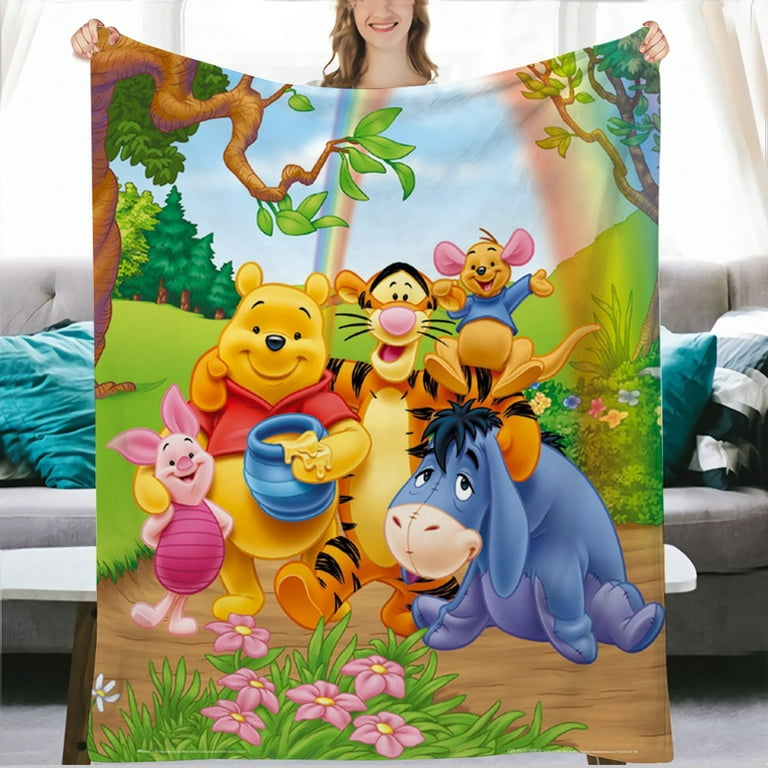Winnie the pooh fleece throw blanket sale