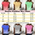 thumbnail image 3 of Zunfeo Juniors Tops Clothing Under $10 Short Sleeve Summer Tops 2025 Casual Women Tunic T Shirts Red M, 3 of 3