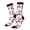 3 Black, variant on Cherry Blossoms Crew Socks for Men & Women, Breathable Casual Athletic Ankle Socks