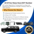 thumbnail image 5 of Tempered Privacy Driver Left Side Quarter Window Quarter Glass Compatible with Ford Transit 83.2" Low-Roof & Medium Wheel Base Van 2015-2026 Models (Not For Mid-Roof, High-Roof, or Connect), 5 of 5