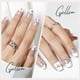 thumbnail image 3 of Gellen Puntas Francesas Prensadas en Uñas - 150 Pzas Gris Cuadrado Medio, Uñas Prensadas Acrílicas de Salón Puntas de Uñas de Gel Suave, 15 Tamaños de Uñas Postizas Puntas de Cubierta Completa para Arte de Uñas, 3 of 7