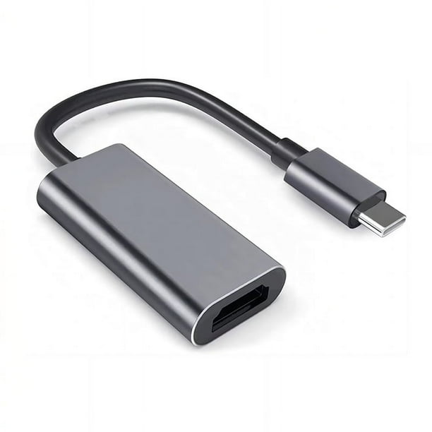 Cable de conexión tipo C a HDMI Cable de conversión tipo C a HDMI Carcasa de aleación de aluminio 4K