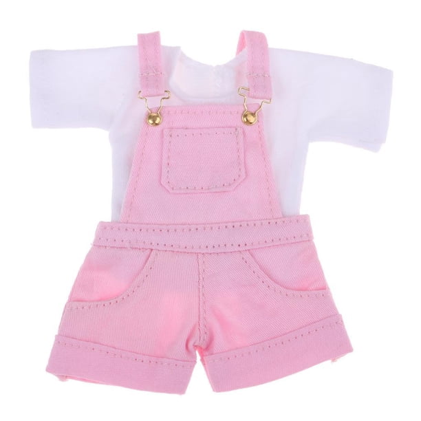 Ropa de Muñeca Conjunto de Piezas Tops Pantalones Cortos con para Muñeca 1/6 Rosado Macarena traje de muñeca
