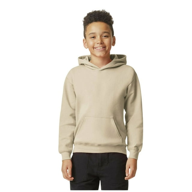 Gildan Garçons/filles Softstyle Chandail à Capuchon en Molleton Uni de Poids Moyen
