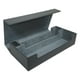 thumbnail image 1 of Caja de baraja de cartas coleccionables premium resistente contenedor de exhibición tarjeta de juego Negro Gris, 1 of 9