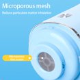 thumbnail image 4 of ZD9400 Rechargeable Desktop Vacuum Cleaner with Noise Reduction, 2-Speed Suction, Rear Storage Compartment, 600mAh Built-in Battery, Includes Cleaning Brush, Brush Nozzle, Flat Head Suction Nozzle,, 4 of 6