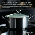 thumbnail image 5 of Circulon SteelShield Hybrid 5 Qt Stainless Steel Nonstick Induction Sauté Pan, Silver, 5 of 11