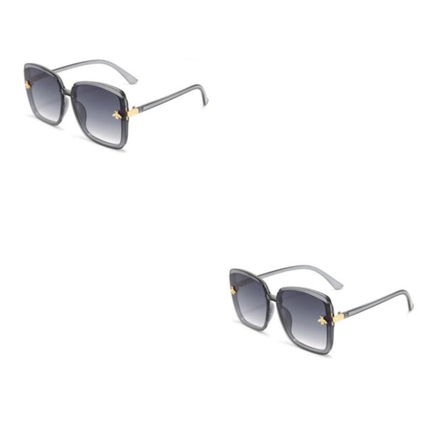 Sonducket Gafas de sol rectangulares portátiles para mujer, disfraz para exteriores, gafas de sol para Cosplay, gafas para fiesta, banquete, Type1 NO1