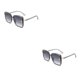 thumbnail image 1 of Sonducket Gafas de sol rectangulares portátiles para mujer, disfraz para exteriores, gafas de sol para Cosplay, gafas para fiesta, banquete, Type1 NO1, 1 of 1