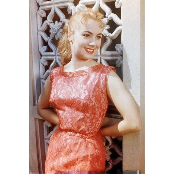 Shirley Jones in profile smiling lovely pose 24x36 Poster