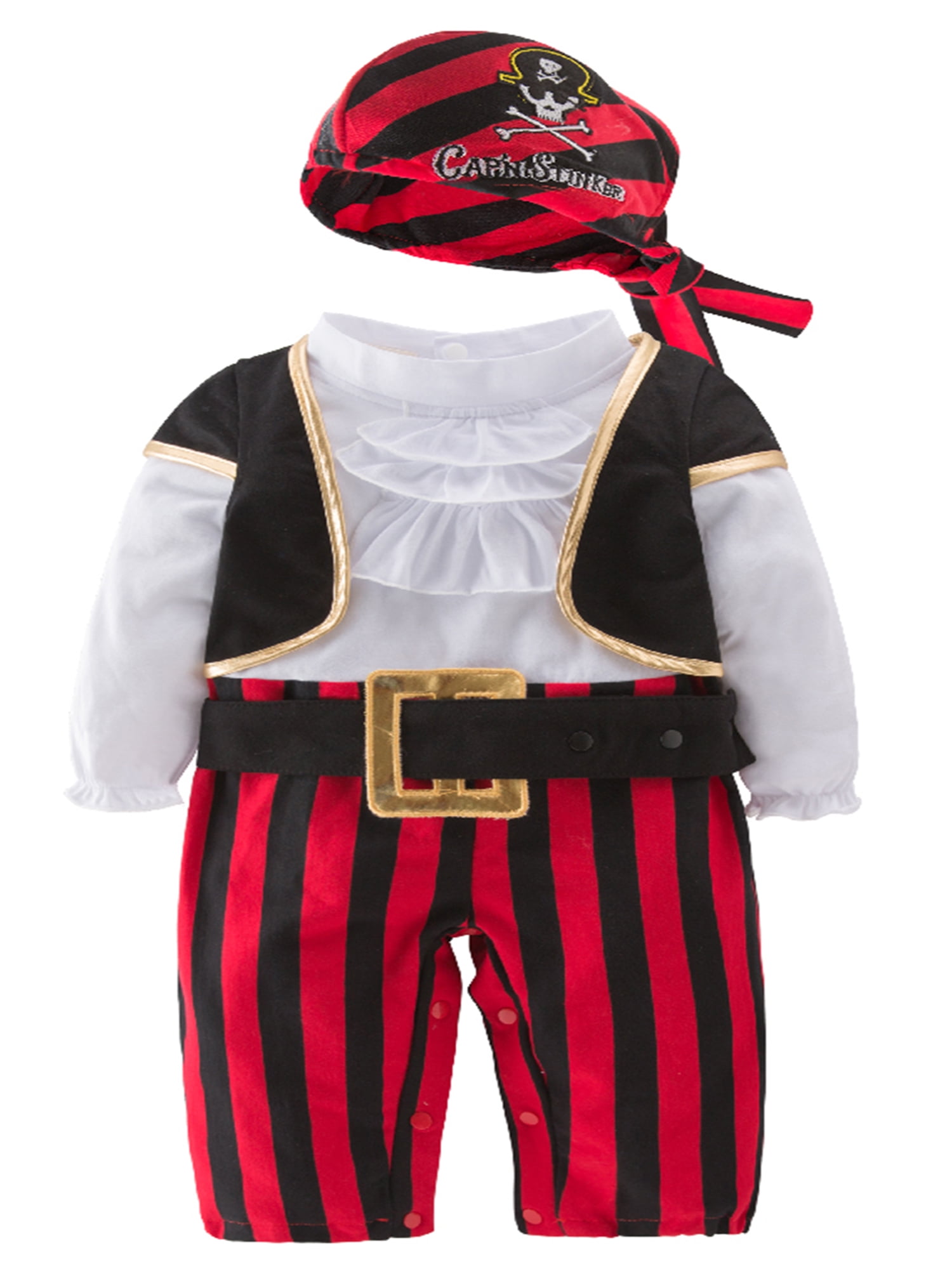 Brand New Pirate Cap/'n Stinker Infant//Toddler Halloween Costume
