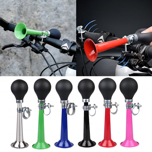 LADYGYM 2026 New Retro Metal Bicycle Horn, Durable Extruded Bulb, 6 Color Options, for Cycling Handlebars, Portable Cart Horn, Loud Alert Sound, Street Riding Accessory