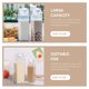 thumbnail image 2 of 1Pc Transparent PS Leak-proof Bottle House Shaped Cup for Milk Water Liquor Cold Drink, 2 of 4