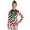 A Red, variant on CHICTRY Girls Candy Cane Costume Teens Christmas Party Striped Bodysuit Long Sleeve Bow Sequins Dance Leotard Green 12