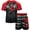 Gray / red, variant on Marvel Avengers Toddler Boys Rash Guard and Swim Trunks Outfit Set Gray / Red 2T