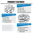 thumbnail image 4 of 100 Pieces Blank Button Making Supplies Round Badge Button , Including Metal Shells Metal Back Cover and Clear Film (1.73 Inches), 4 of 5
