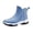 Blue, variant on Women's Ankle Rain B𝗈𝗈𝑡𝑠 Ladies Wate𝗋proof Lightweight Walking Shoes Fashion Res𝗂st𝖺𝗇𝗍 Outdoor Garder Booties L𝗈w Tube Rain Shoes Comfortable Soft Sole Che𝗅sea Rainboot