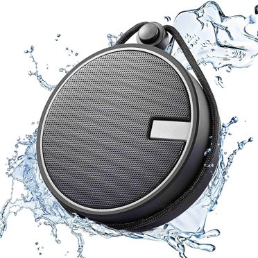 EBargainAccessories Universal Wireless Bluetooth Shower Speaker – Rechargeable With Mic & Suction Cup
