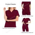 thumbnail image 4 of Pijama Quirurgica Médico Conjunto Jogger Uniforme Para Mujer, 4 of 5