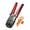 Two colors, variant on Zeiwohndc RJ45 Crimp Tool Pass Through Crimper Cutter for Cat6a Cat6 Cat5 8P8C Modular