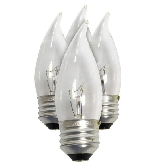 Sylvania 13563 - 25B10/BL/4PK 120V B10 Decor Torpedo Light Bulb