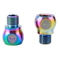 thumbnail image 4 of Langgg 1 Pair Bike Bicycle Fixie Pedal Extender Adapters Crank Bike Extension Screws Rianbow, 4 of 9