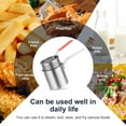 thumbnail image 5 of Grusce Deep Fryer Pot with Strainer Basket Stainless Steel Deep Frying Pot with Handle Good Heat Conductivity Oil Fryer Pot Portable Deep Frying Oil Container for Frying Fish Shrimp, 5 of 9