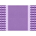 thumbnail image 1 of Ahgly Company Machine Washable Indoor Rectangle Transitional Dark Orchid Purple Area Rugs, 2' x 5', 1 of 7
