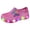 AB518 Pink1, variant on Girls Sandals Size 10-11 Years Butterfly Print Close Toe Anti- Clogs Soft Youth Kids Summer Dress Shoes Blue1