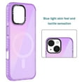 thumbnail image 2 of Magnetic for iPhone 15 Plus Case, [Compatible with Magsafe][Military Grade Drop Protection] Hybrid Silicone Slim Diamond Camera Translucent Rugged Protective Cover for iPhone 15 Plus,Purple, 2 of 5