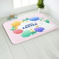 thumbnail image 4 of Aqestyerly Easter Bunny Flannel Floor Mat - Kitchen Door Mat for Non-Slip Home Decor and Festive Display, 4 of 5