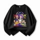 thumbnail image 3 of Camiseta holgada de manga larga con cuello redondo de Demon Hunters KPop para niños, ropa informal para niños de 100 a 160 cm, 3 of 5