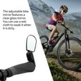 thumbnail image 1 of 2pcs Bike Rearview Mirror Handlebar End Mounted Adjustable Rear View Glass Mirror Bicycle Accessories, Black, 1 of 6