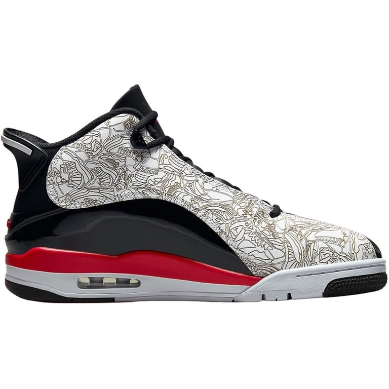 Men\'s Nike Air Jordan Dub Zero Basketball Shoes Fire Red Sneakers Size 10 311046-162] Mens Air Jordan Dub Zero  main image 3
