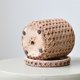 thumbnail image 5 of Cement Planters with Saucer Rattan Woven Patterns Plants Pot with Drainage, 5 of 7