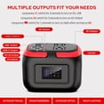 thumbnail image 2 of Portable Power Station 120W 26400mAh, 110V AC Outlet, USB-C/DC/USB, Solar Generator for Camping, Emergency Backup, Hiking, Home Use, 2 of 11
