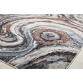 thumbnail image 5 of Mason Brooks Cressida CA10A River Reflection Abstract Contemporary Gray Area Rug, 2'6" x 4', 5 of 7