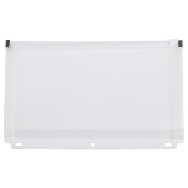 JAM Plastic 3 Hole Punch Zip Envelopes, 6x9.5, 24/Pack, Clear - Walmart ...