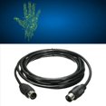 thumbnail image 3 of 2X Cable de Extensión MIDI de 5 Pines Macho A Macho, Cable de Extensión MIDI de Alta Calidad para Instrumento de Guitarra y Piano Eléctrico, 1,5 M, 3 of 5