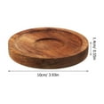 thumbnail image 2 of DECOMELODY 2Pcs Rotating Coaster Wood for Whiskey Glasses and Cups in Home Parties and Social Gatherings, 2 of 8